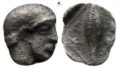 Ionia. Magnesia ad Maeander   circa 470-450 BC. Obol AR