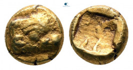 Ionia. Phokaia  circa 625-522 BC. Myshemihekte – 1/24 Stater EL