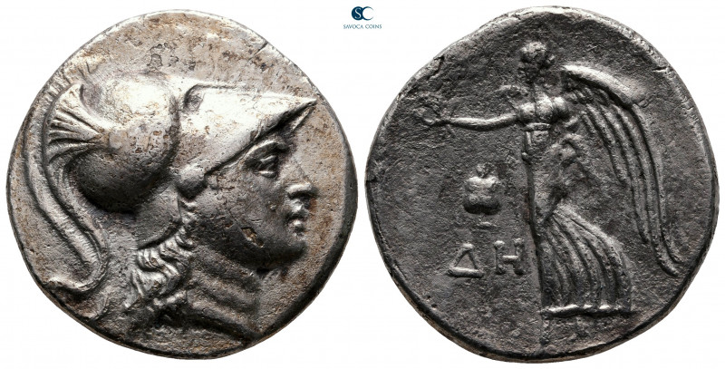 Pamphylia. Side circa 205-100 BC. De- (ΔH-), magistrate
Tetradrachm AR

30 mm...