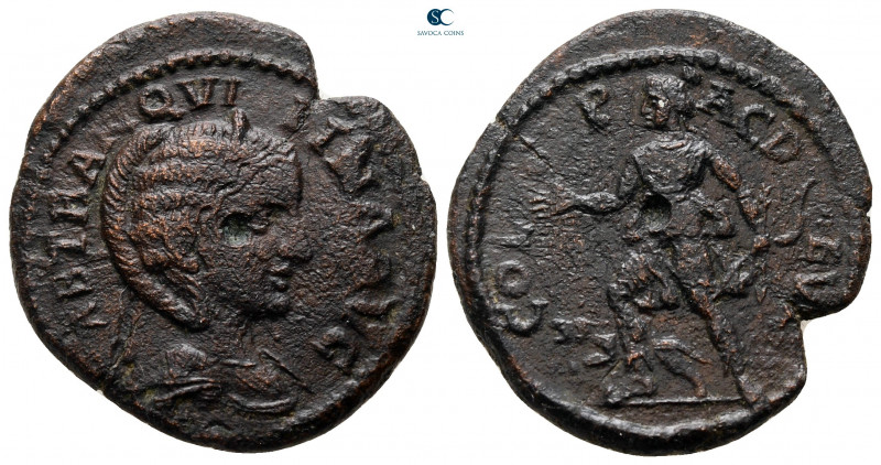 Thrace. Deultum. Tranquillina AD 241-244. 
Bronze Æ

24 mm, 6,21 g

[S]AB T...