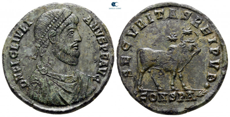 Julian II AD 360-363. Constantinople
Double Maiorina Æ

28 mm, 7,77 g

D N ...