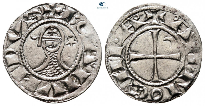 Bohémond III AD 1163-1201. Antioch
Denier AR

18 mm, 0,85 g

+ BOAMVNDVS, h...