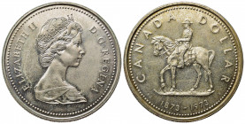 CANADA. Elisabetta II (1952-date). 1 Canadian dollar 1973. Ag. qFDC