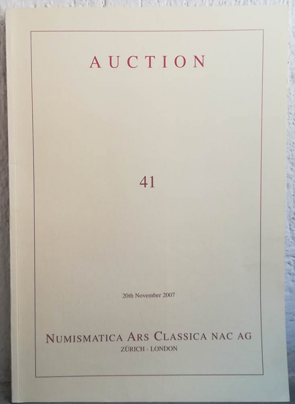 NAC – NUMISMATICA ARS CLASSICA. Auction no. 46. Greek, Roman and Byzantine Coins...