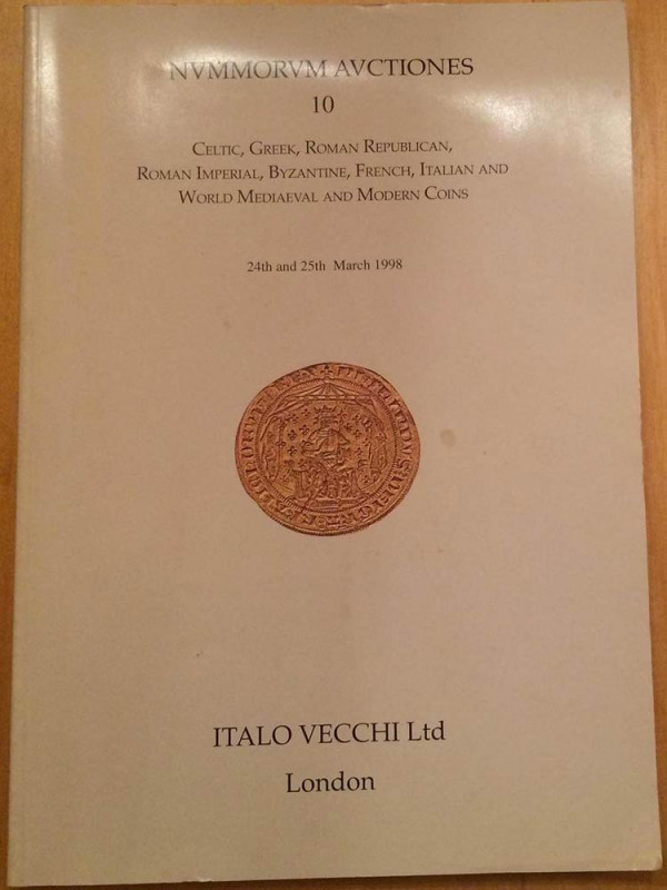 Vecchi I. Nummorum Auctiones No.10. Celtic, Greek, Roman Republican, Roman Imper...