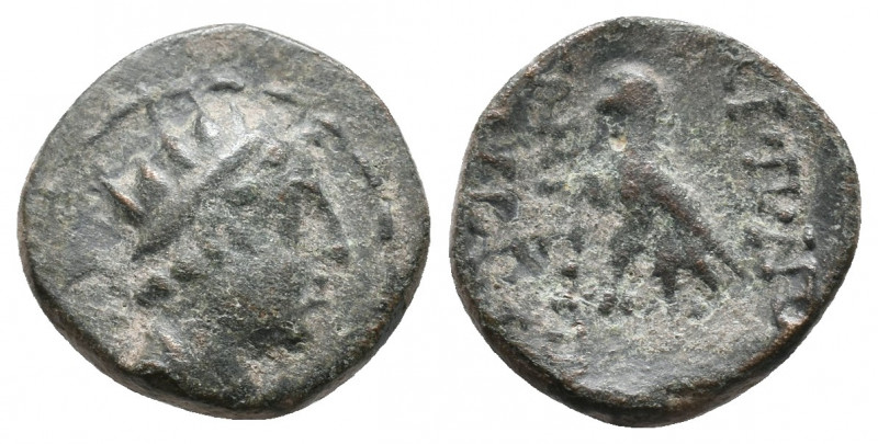 Seleukid Kingdom. Antiochos IV Epiphanes. 168-164 BC. Bronze Æ, Good Very Fine
...
