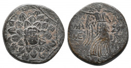 Pontos. Amisos. Time of Mithradates VI Eupator. 120-63 BC. Bronze Æ, Very Fine
7.4 gr