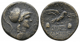 Phrygia. Akmoneia. 133-48 BC. Bronze Æ, Very Fine
6.5 gr