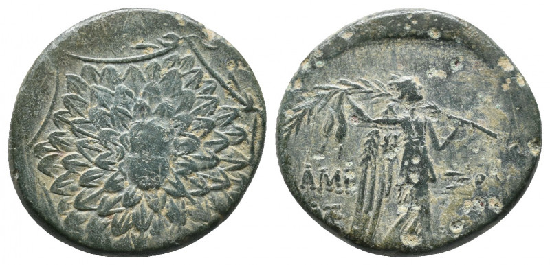 Pontos. Amisos. Time of Mithradates VI Eupator. 120-63 BC. Bronze Æ, Very Fine
...
