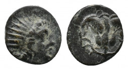 Islands off Caria. Rhodes. Circa 350-300 BC. Bronze Æ, Very Fine