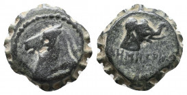 Seleukid Kingdom. Antioch. Demetrios I Soter. 162-150 BC. Serrate Æ, Very Fine
3.95 gr