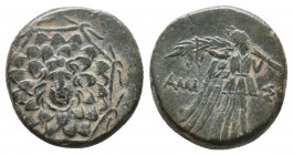 Pontos. Amisos. Time of Mithradates VI Eupator. 120-63 BC. Bronze Æ, Very Fine