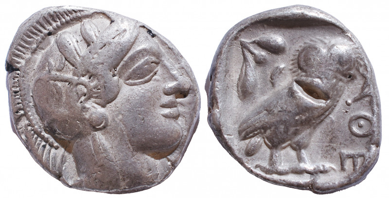 Attica. Athens. 440-404 BC. AR Tetradrachm, Very Fine
16.8 gr
