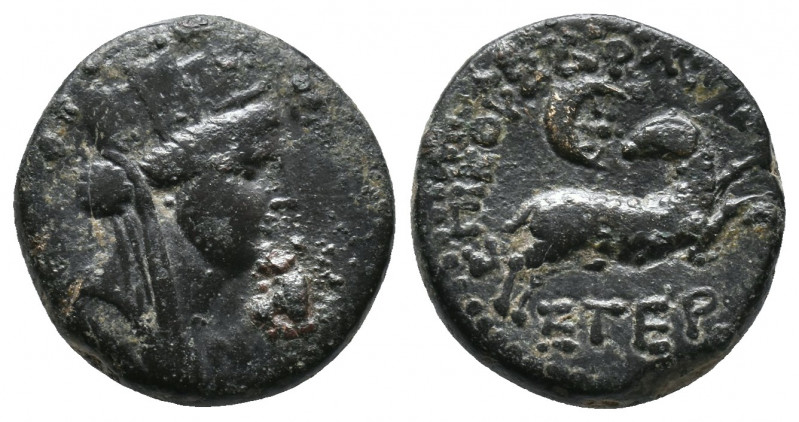 Seleucis and Pieria. Antioch. Pseudo-Autonomous issue. AD 129-129. Bronze Æ, Ver...