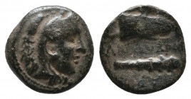 Kings of Macedon. Sardeis. Alexander III "the Great" 336-323 BC. Bronze Æ, Good Very Fine
1.3 gr