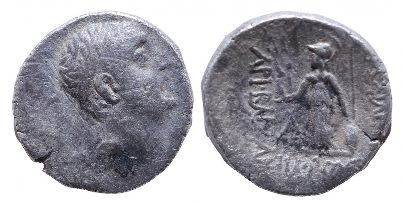 Kings of Cappadocia. Ariobarzanes I Philoromaios. 96-63 BC. AR Drachm, Very Fine...