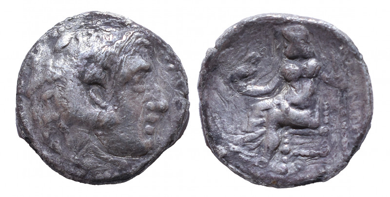 Kings of Macedon. Alexander III "the Great" 336-323 BC. AR Drachm, Very Fine
3....