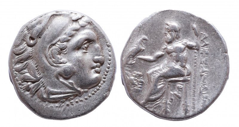 Macedonian Kingdom. Alexander III "the Great" 336-323 BC. AR Drachm, Very Fine
...