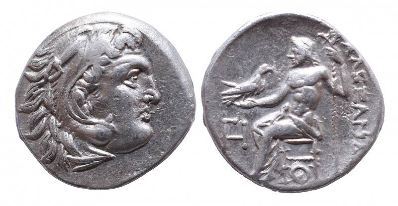 Macedonian Kingdom. Alexander III "the Great" 336-323 BC. AR Drachm, Very Fine
...