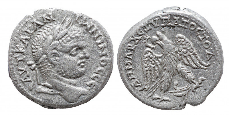 Seleucis and Pieria. Emesa. Caracalla. AD 215-217. AR Tetradrachm, Very Fine
10...