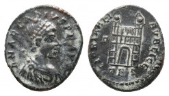 Arcadius. Thesalonica. AD 383-408. Bronze Æ, Very Fine
1.5 gr