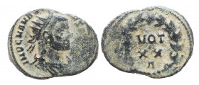 Maximianus Herculius. Rome. AD 286-305. Struck AD 297-298. Fractional Follis Æ, Very Fine
3.4 gr
