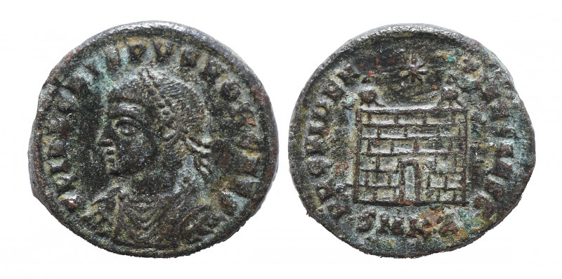 Crispus. Cyzicus. AD 317-326. Follis Æ, Very Fine
3.2 gr