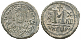 Maurice Tiberius AD 582-602. Theoupolis (Antioch). Follis Æ, Good Very Fine
12.0 gr