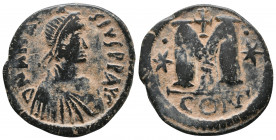 Anastasius I. Constantinople. 4th Officina. AD 491-518. Follis Æ, Very Fine
16.4 gr