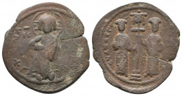 Constantine X Ducas and Eudocia. Constantinople. AD 1059-1067.. Follis Æ, Very Fine
8.1 gr