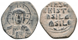 Basil II and Constantine VIII. Constantinople. AD 976-1028. Follis Æ, Very Fine
9.2 gr