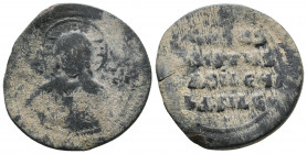 Basil II & Constantine VIII. Circa 976-1025. Æ Follis, Very Fine 
11.5 gr