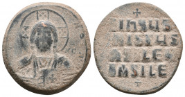Basil II & Constantine VIII. Circa 976-1025. Æ Follis, Very Fine 
11.0 gr
