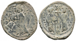 Constantine X Ducas and Eudocia. Constantinople. AD 1059-1067. Follis Æ, Near Very Fine
6.7 gr