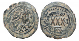 Phocas. Constantinople. AD 602-610. Follis Æ, Very Fine
13.0 gr