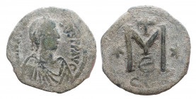 Anastasius I. Constantinople. AD 491-518. Follis Æ, Near Very Fine
18.2 gr