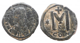 Anastasius I. Constantinople. AD 491-518. Follis Æ, Very Fine