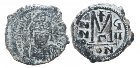 Maurice Tiberius AD 582-602. Constantinople. Follis Æ, Very Fine
11.0 gr