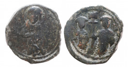 Constantine X Ducas and Eudocia. Constantinople. AD 1059-1067. Follis Æ, Near Very Fine
9.8 gr