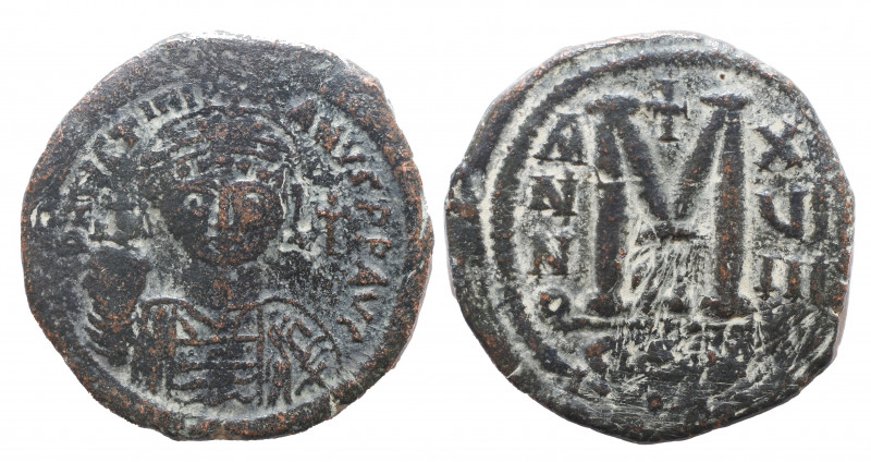 Justinian I. Constantinople. AD 527-565. Follis Æ, Very Fine
17.6 gr