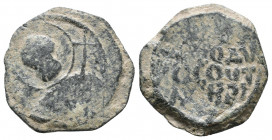 Crusaders. Antioch. Tancred. Regent, 1101-1112. Æ Follis, Very Fine