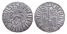Armenia, Kingdom. Hetoum I and Zabel. AD 1226-1270. AR Tram, Very Fine
2.9 gr