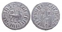 Armenia, Kingdom. Hetoum I and Zabel. AD 1226-1270. AR Tram, Very Fine
3.8 gr
