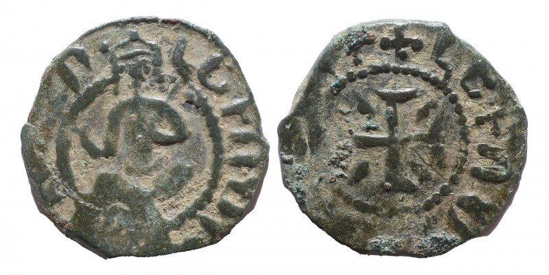 Cilician Armenia. Royal. Hetoum I. 1226-1270. Tank Æ, Very Fine
2.9 gr