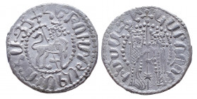 Armenia, Kingdom. Hetoum I and Zabel. AD 1226-1270. AR Tram, Very Fine
3.0 gr