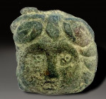Ancient Bronze Figurine. Holy Land. 100 AD-800 AD.