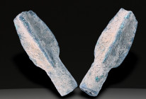 Ancient Bronze Ballistic Arrowhead. Biblical Period, Old Testament. 1200 BC-600 BC. W: 4.74 g / L : 30 mm