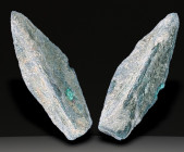 Ancient Bronze Ballistic Arrowhead. Biblical Period, Old Testament. 1200 BC-600 BC. W: 3.04 g / L : 20 m