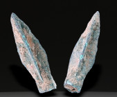 Ancient Bronze Ballistic Arrowhead. Biblical Period, Old Testament. 1200 BC-600 BC. W: 2.61 g / L : 20 mm