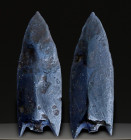 Ancient Bronze Ballistic Arrowhead. Biblical Period, Old Testament. 1200 BC-600 BC. W: 8.7 g / L : 30 mm